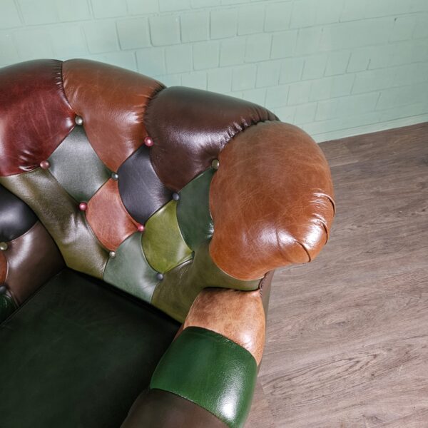Chesterfield Armchair Leather Model Jungle Set - Image 15