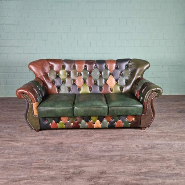 Chesterfield Sofa Jungle 3-1-1 Leather - Image 3