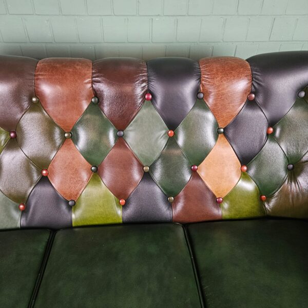 Chesterfield Sofa Jungle 3-1-1 Leather - Image 9