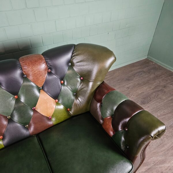 Chesterfield Sofa Jungle 3-1-1 Leather - Image 12