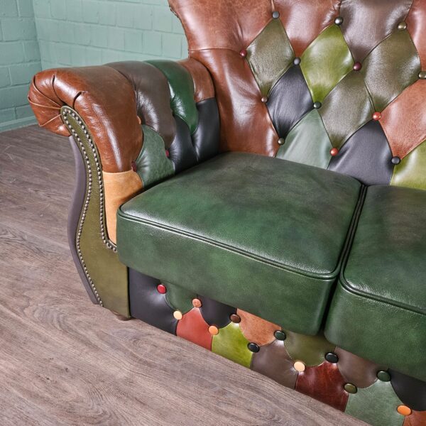 Chesterfield Sofa Jungle 3-1-1 Leather - Image 8