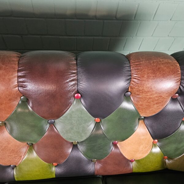 Chesterfield Sofa Jungle 3-1-1 Leather - Image 10