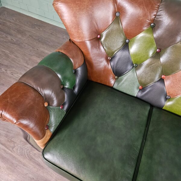 Chesterfield Sofa Jungle 3-1-1 Leather - Image 7