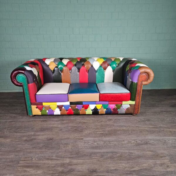 Chesterfield Sofa Leather Model Carnival 2,00 m - Image 3