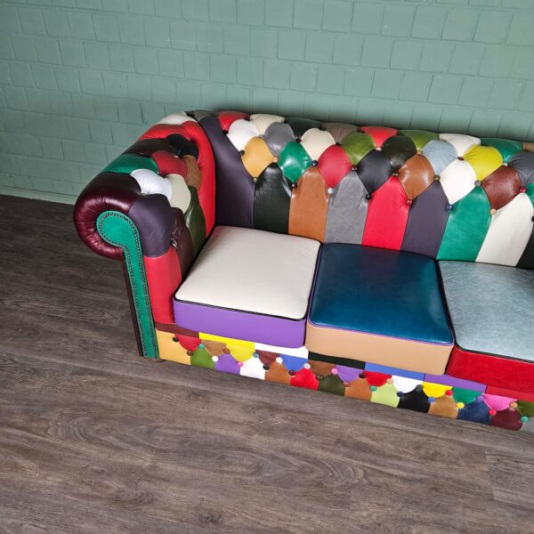 Chesterfield Sofa Leather Model Carnival 2,00 m - Image 4