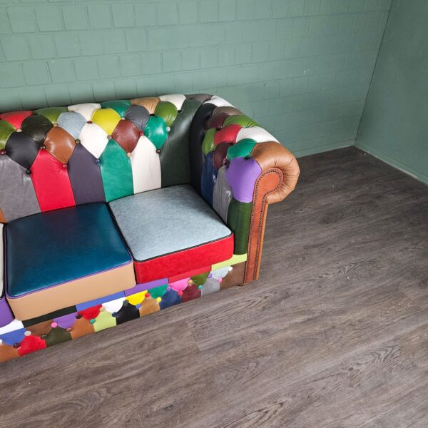 Chesterfield Sofa Leather Model Carnival 2,00 m - Image 9