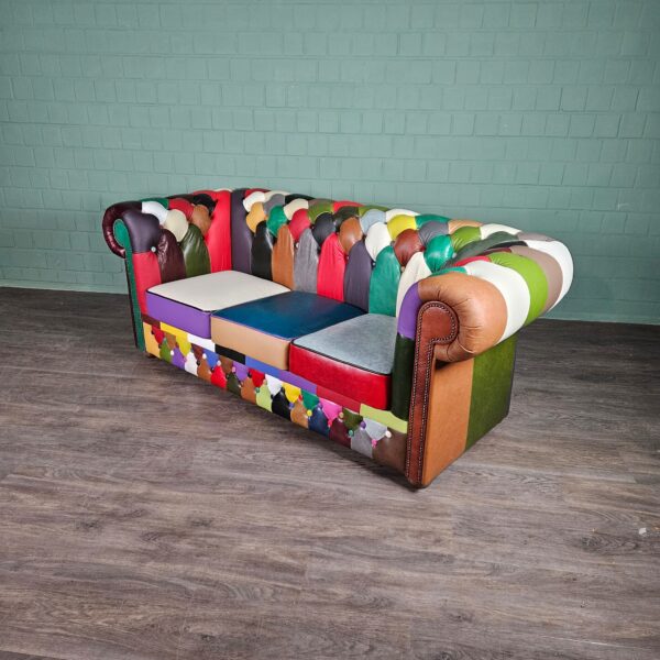 Chesterfield Sofa Leather Model Carnival 2,00 m