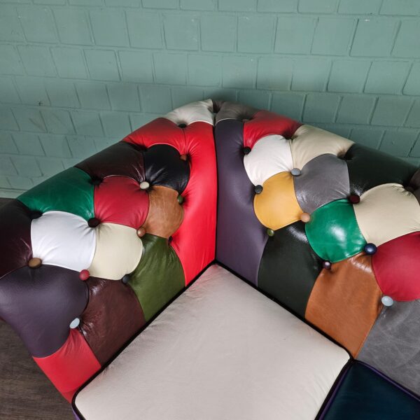 Chesterfield Sofa Leather Model Carnival 2,00 m - Image 5