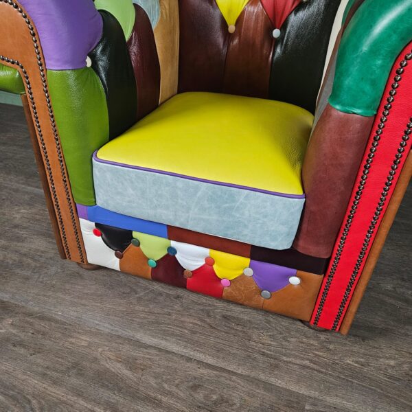 Chesterfield Armchair Leather Model Carnival - Image 8