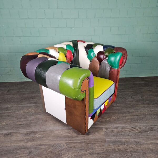 Chesterfield Armchair Leather Model Carnival - Image 4