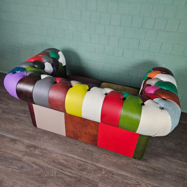 Chesterfield Sofa Leather Model Carnival 1,63 m - Image 9