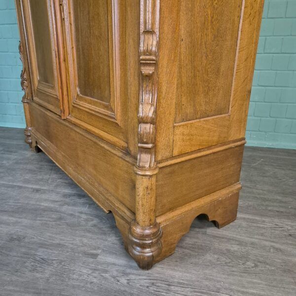 Wardrobe Biedermeier 1840 Oak - Image 10