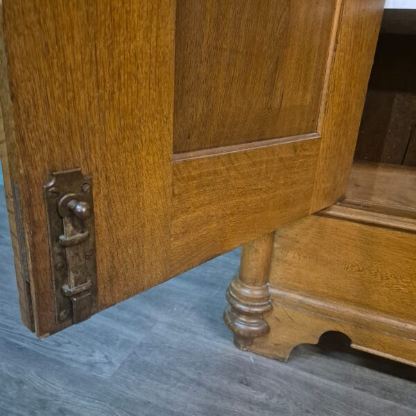 Wardrobe Biedermeier 1840 Oak - Image 20