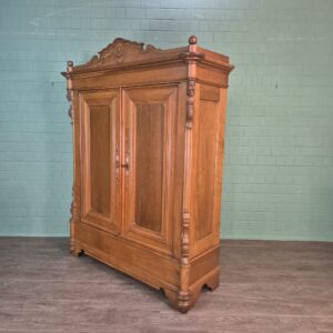 Wardrobe Biedermeier 1840 Oak