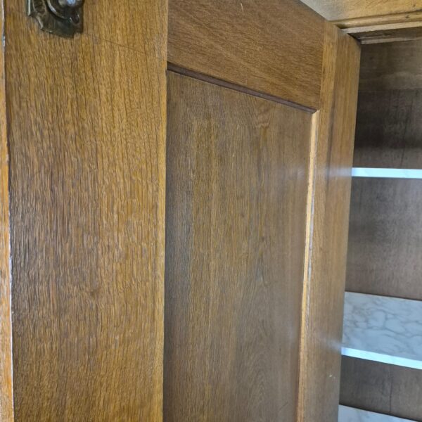 Wardrobe Biedermeier 1840 Oak - Image 19