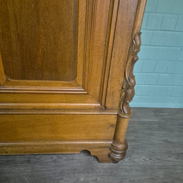 Wardrobe Biedermeier 1840 Oak - Image 9