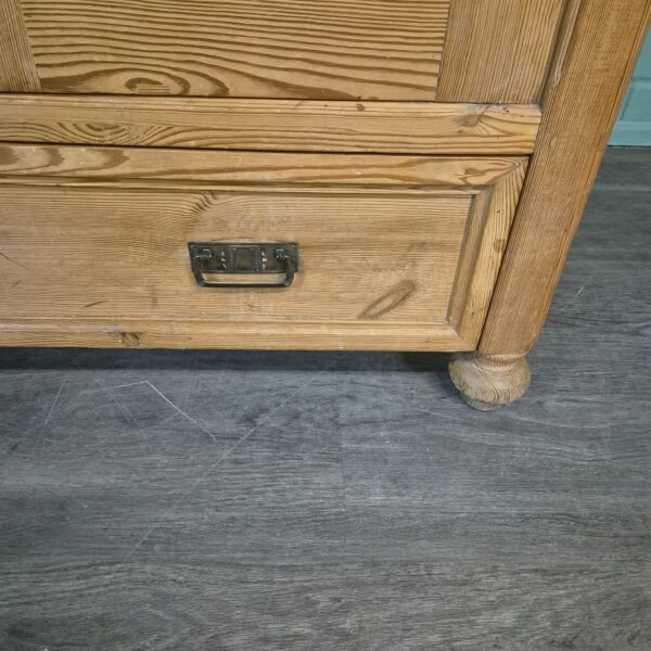 Wardrobe Jugendstil 1900 Pine - Image 7