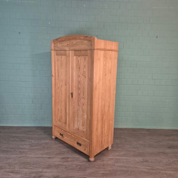 Wardrobe Jugendstil 1900 Pine - Image 4