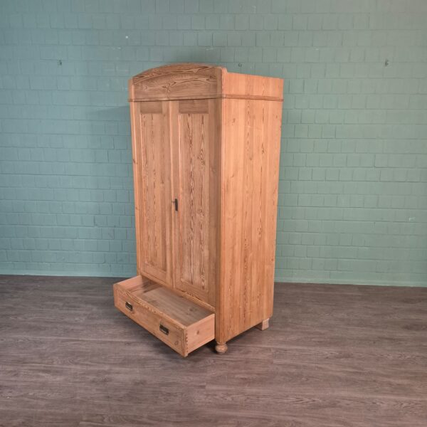 Wardrobe Jugendstil 1900 Pine - Image 11