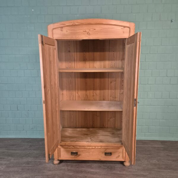 Wardrobe Jugendstil 1900 Pine - Image 8
