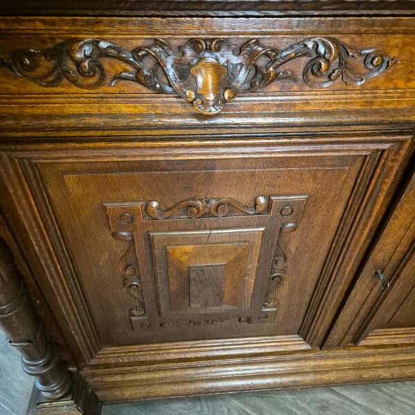 Cabinet Gründerzeit 1880 Oak - Image 8