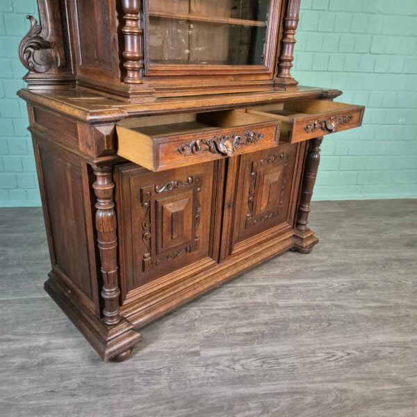 Cabinet Gründerzeit 1880 Oak - Image 18