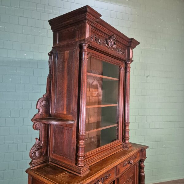 Cabinet Gründerzeit 1880 Oak - Image 6