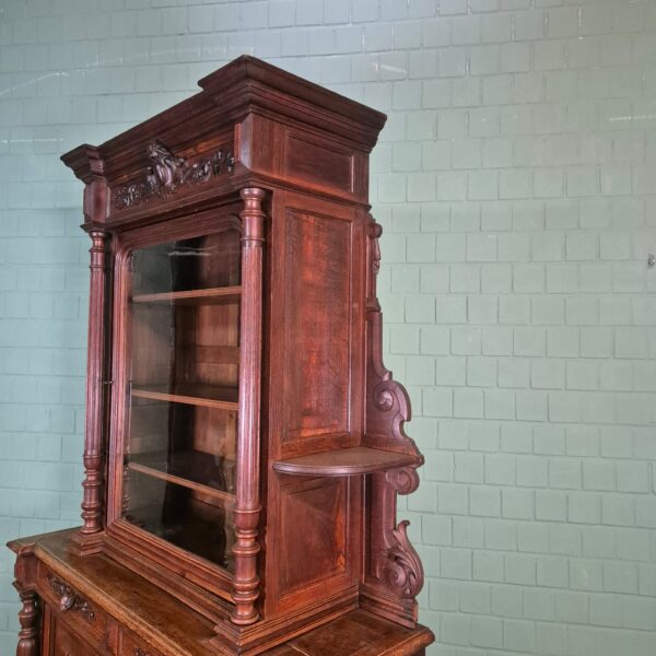 Cabinet Gründerzeit 1880 Oak - Image 13