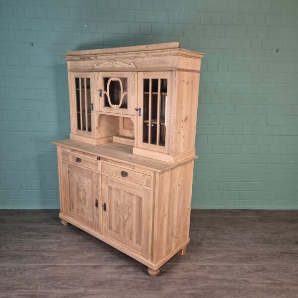 Kitchen Cabinet Jugendstil 1910 Pine - Image 4