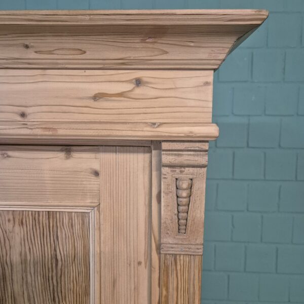 Wardrobe Jugendstil 1900 Pine - Image 6
