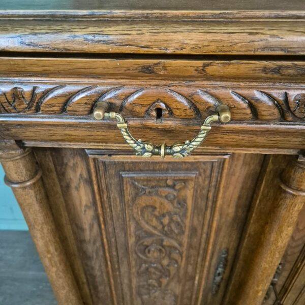Sideboard Gründerzeit 1880 Oak - Image 7