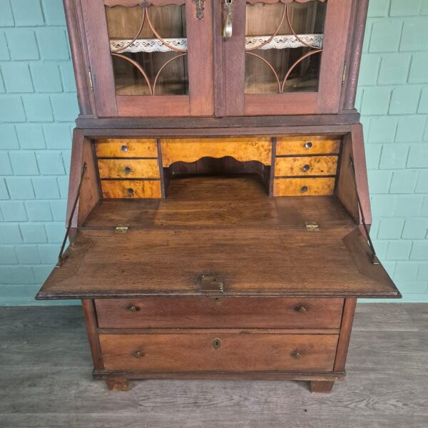 Secretary Biedermeier 1820 Oak - Image 9