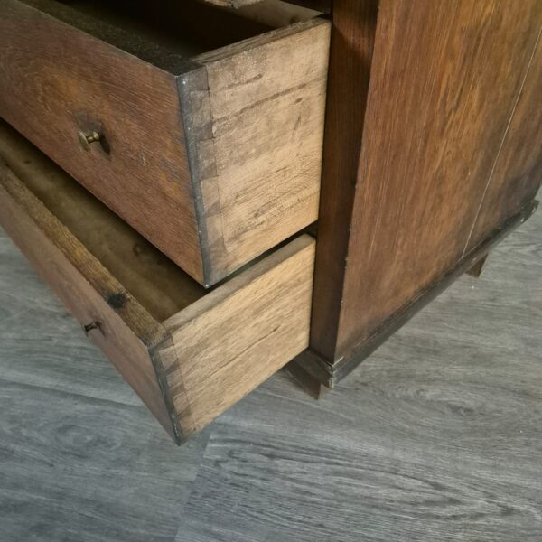 Secretary Biedermeier 1820 Oak - Image 18