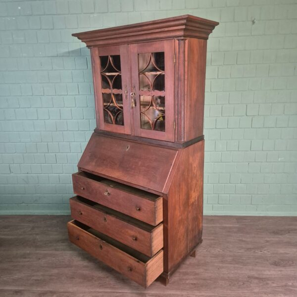 Secretary Biedermeier 1820 Oak - Image 17