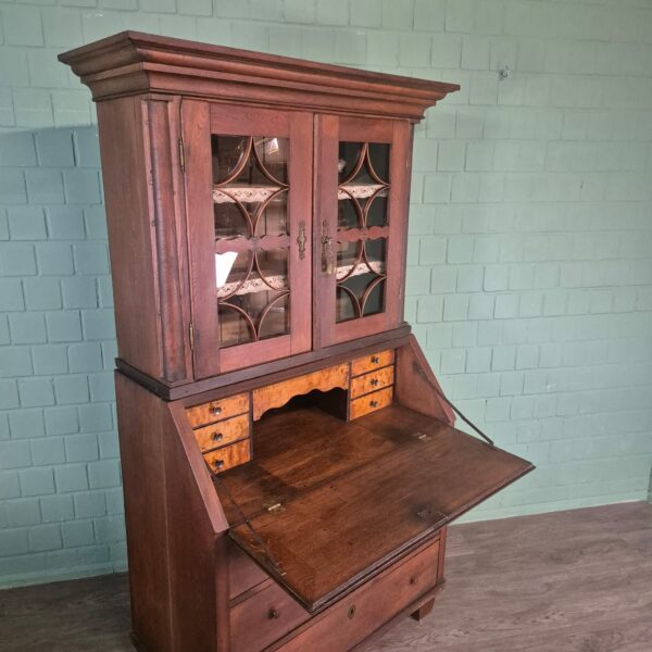 Secretary Biedermeier 1820 Oak - Image 8