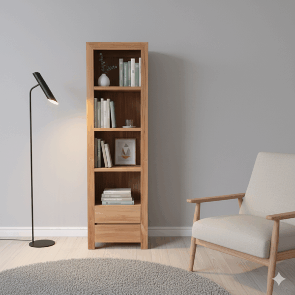 Bookcase Teak 0,55 m - Image 2