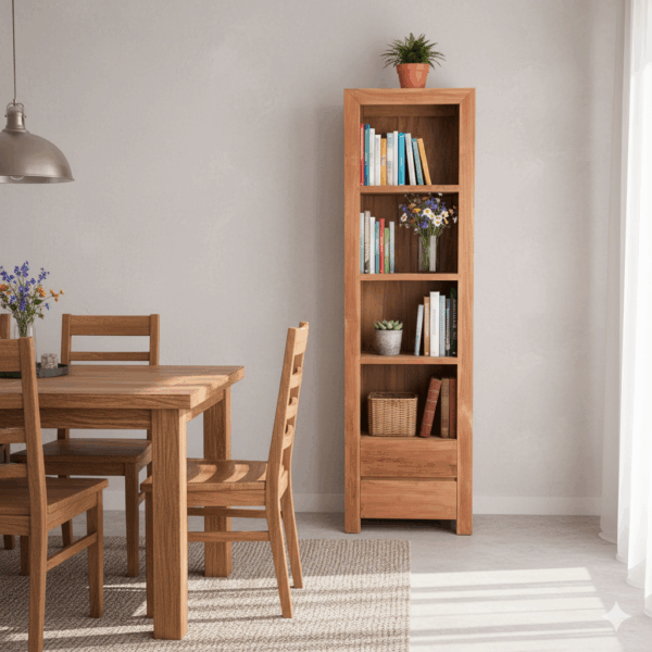 Bookcase Teak 0,55 m - Image 2