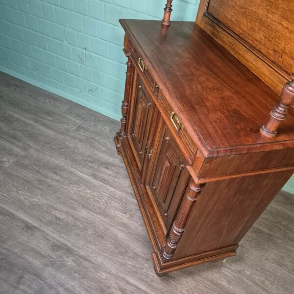 Cabinet Jugendstil 1910 Walnut - Image 6