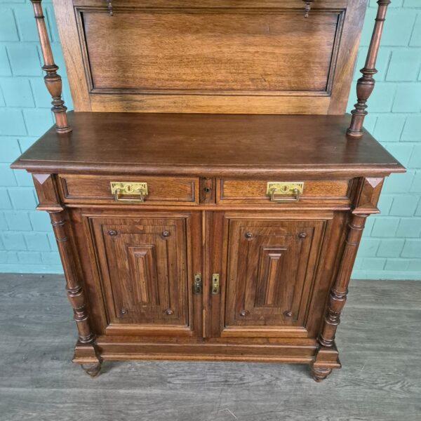 Cabinet Jugendstil 1910 Walnut - Image 8