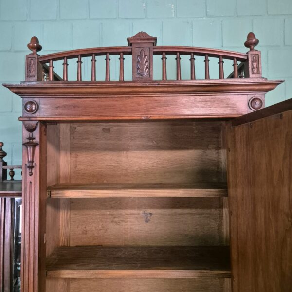 Cabinet Jugendstil 1910 Walnut - Image 14
