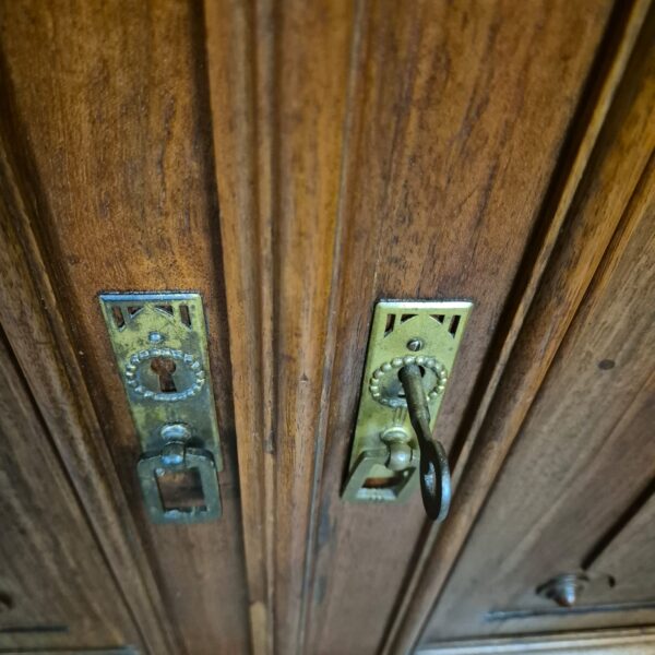 Cabinet Jugendstil 1910 Walnut - Image 9