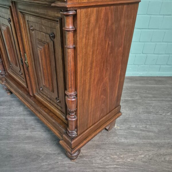 Cabinet Jugendstil 1910 Walnut - Image 7