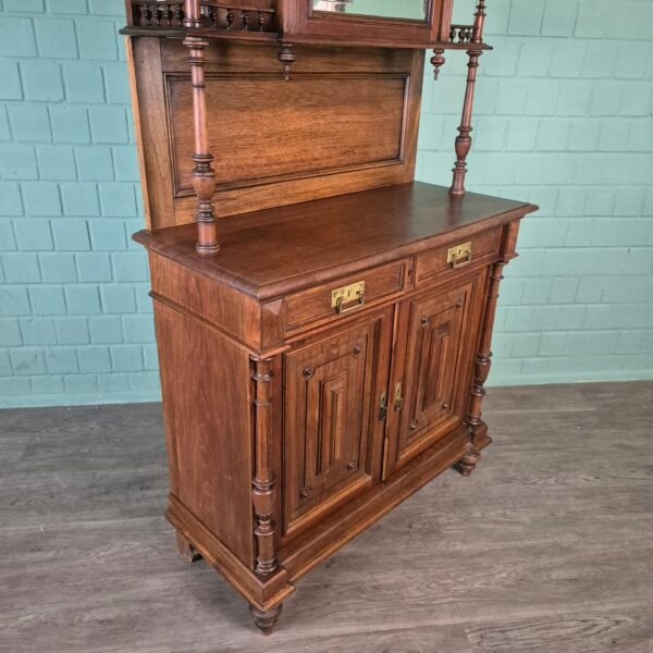 Cabinet Jugendstil 1910 Walnut - Image 10