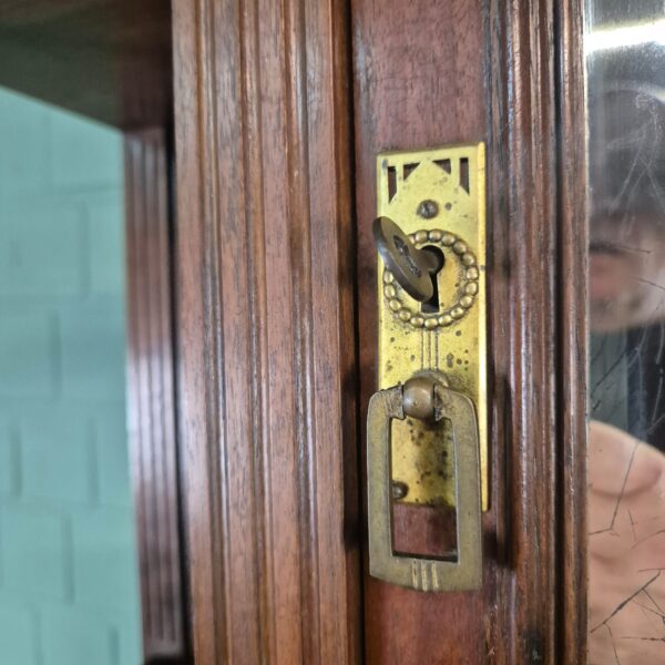 Cabinet Jugendstil 1910 Walnut - Image 12