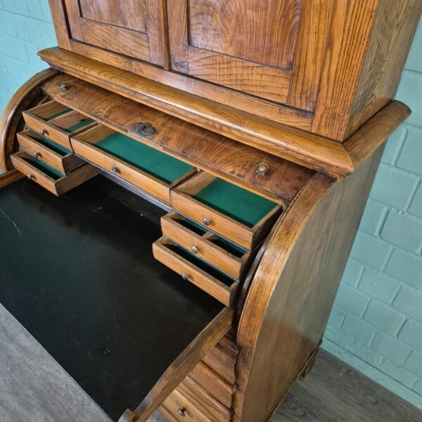 Secretary Biedermeier 1850 Ash Wood - Image 16