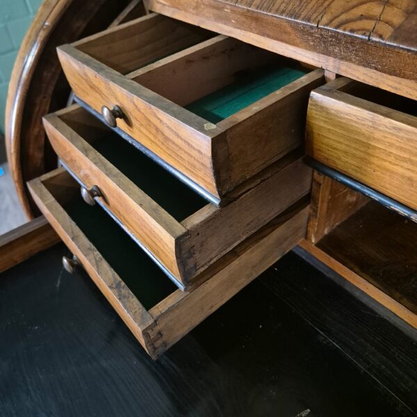 Secretary Biedermeier 1850 Ash Wood - Image 17