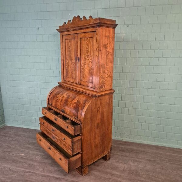 Secretary Biedermeier 1850 Ash Wood - Image 18
