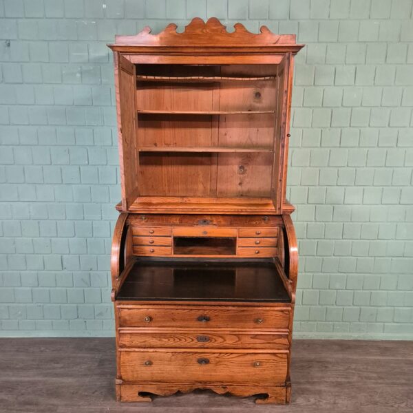 Secretary Biedermeier 1850 Ash Wood - Image 13