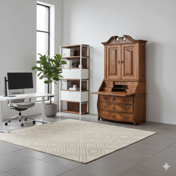 Secretary Baroque 1780 Walnut - Image 2