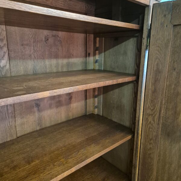 Wardrobe Biedermeier 1840 Oak - Image 13